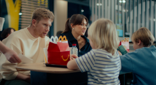 Treating every family as a star, that’s also McDonald’s.
