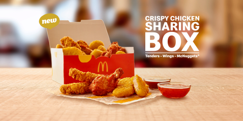 Try the new Crispy Chicken Sharing Box and Lemon Thai sauce!