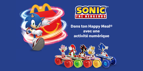 Des aventures à 300 à l'heure avec Sonic le hérisson !