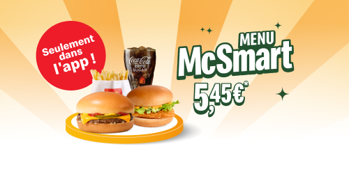 Le menu McSmart : le choix le plus malin ! 