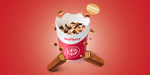 Le nouveau McFlurry® au KitKat® : simplement irrésistible