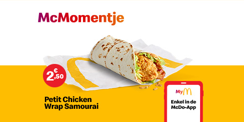 Petit Chicken Wrap Samourai – da’s lekker én goedkoop, amai