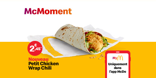 Nouveau et 🔥: le Petit Chicken Wrap Chili !